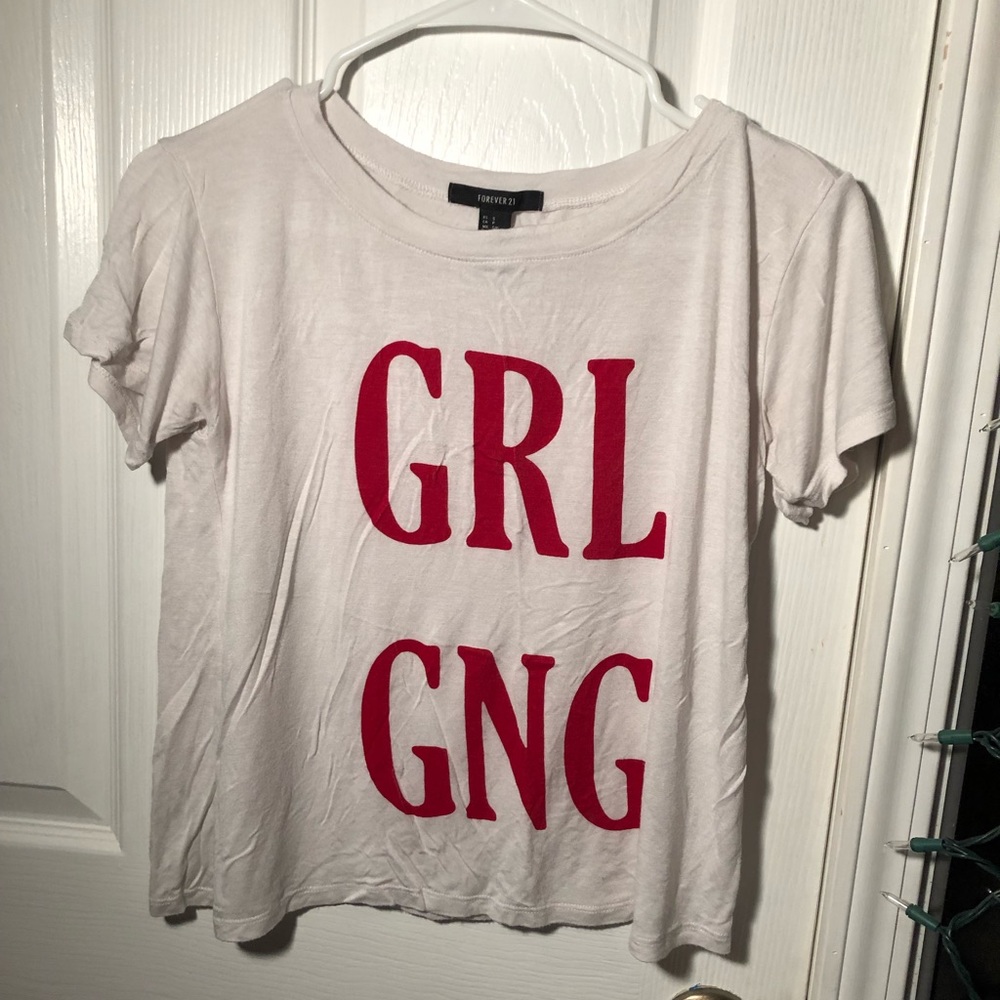 FOREVER 21 SMALL GIRL GANG TEE